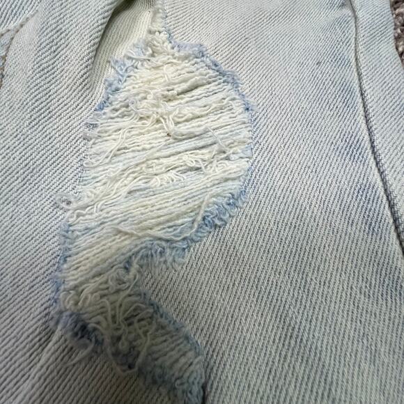 Seven7 Weekend Slim Fit Straight Leg Women's Size 4 Distressed Jeans Denim NWT - Picture 5 of 16